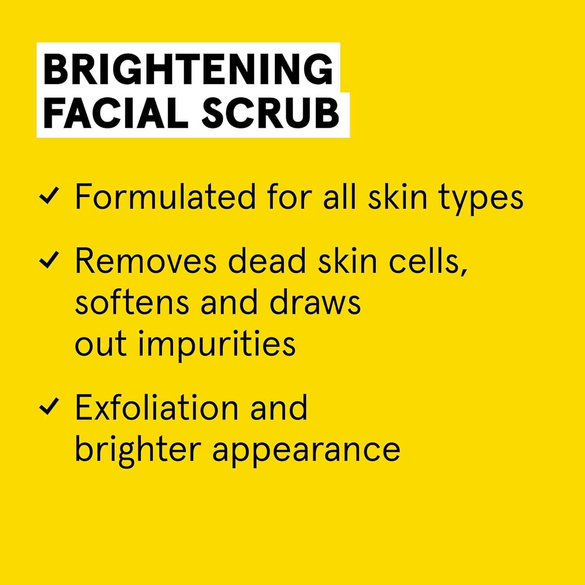 Acure Brightening Facial Scrub – Sea Kelp & Green Clay Exfoliator for Dull Skin
