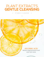 Cross-border LAIKOU Vitamin C Facial Cleanser 40g (color box) Facial Cleansing Care Cleanser