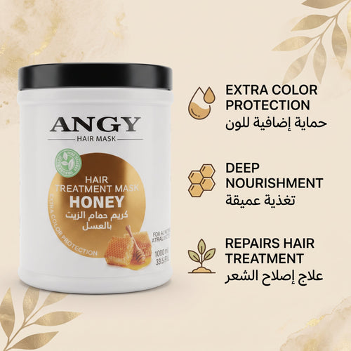 Angie honey bath cream 1000 ml – image 3