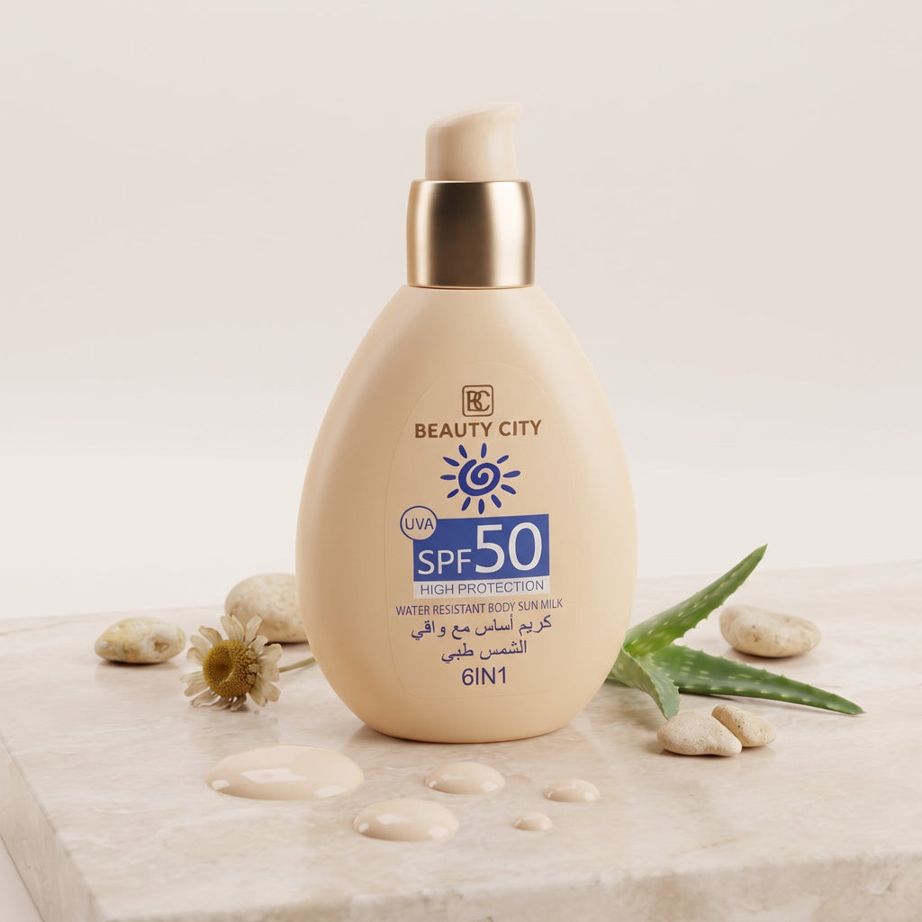 Beauty City 6-in-1 Sun Milk Foundation SPF50