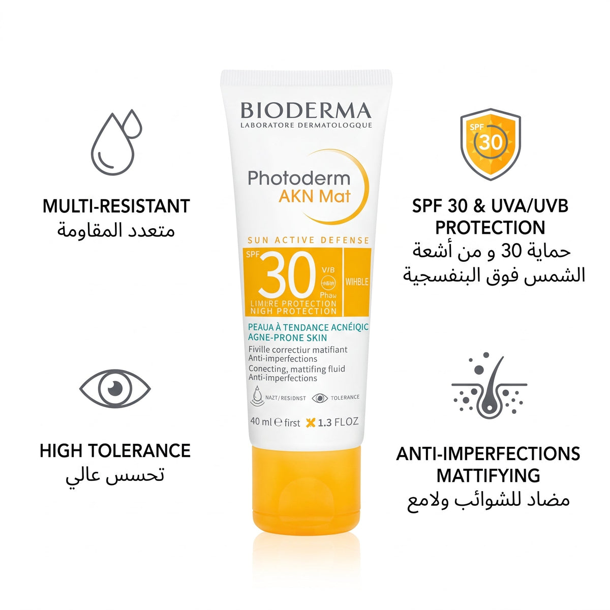 Bioderma Photoderm AKN Mat SPF 30