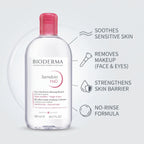Bioderma Sensibio H2O Micellar Water – Makeup-Removing Cleanser for Sensitive Skin