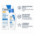 CeraVe AM Facial Moisturising Lotion SPF 30 – Daily Moisturiser with Sunscreen