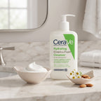 CeraVe Hydrating Cream-to-Foam Cleanser 237ml – Face Wash for Normal to Dry Skin