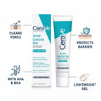 CeraVe Salicylic Acid Acne Treatment Gel 40ml – AHA/BHA Blemish Treatment