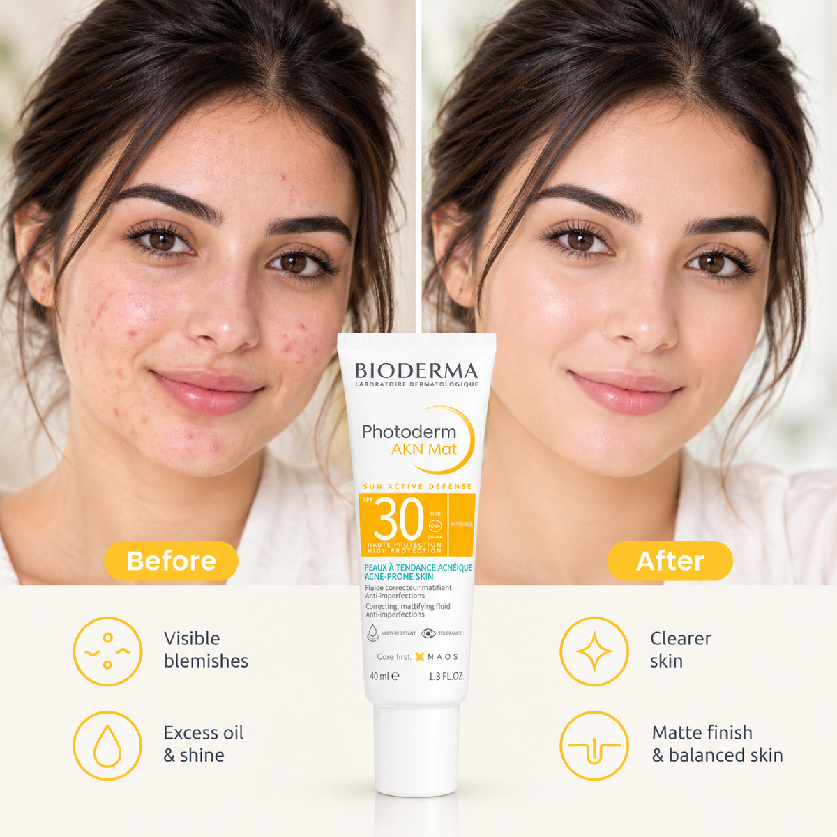 Bioderma Photoderm AKN Mat SPF 30 texture