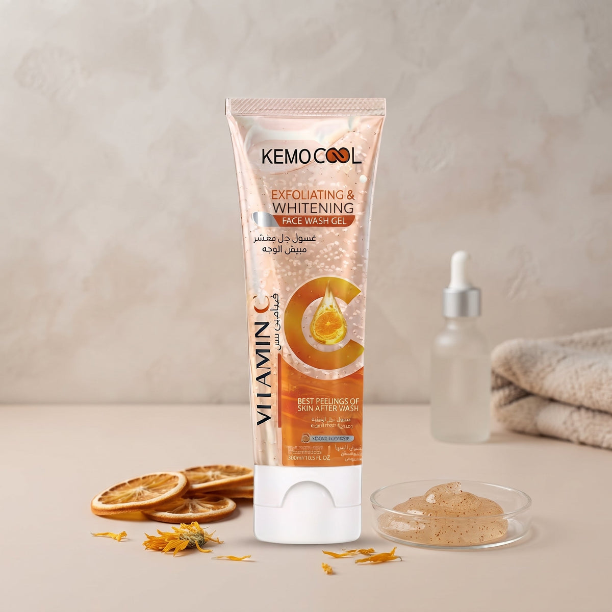 Chemo Cool Vitamin C Whitening Facial Exfoliating Gel Wash