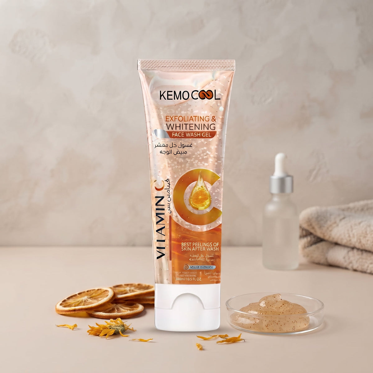 Chemo Cool Vitamin C Whitening Facial Exfoliating Gel Wash