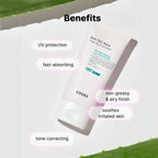 COSRX Aloe 54.2 Aqua Tone-Up Sunscreen SPF 50+ tone-up texture