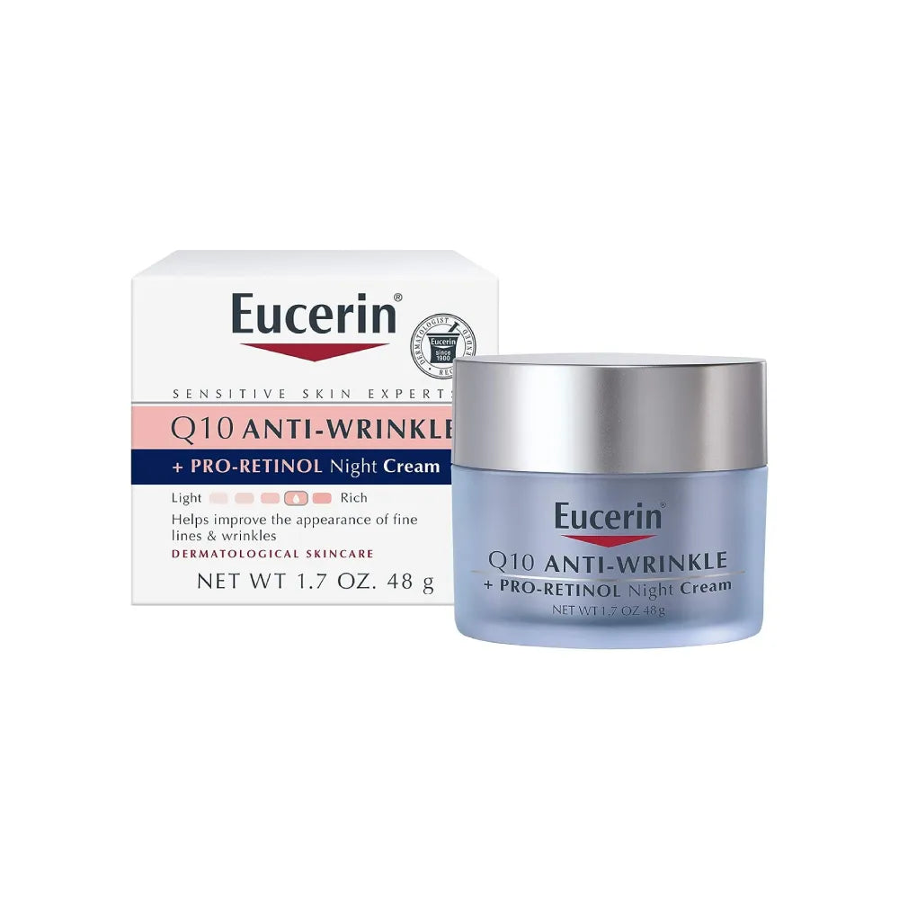 Eucerin Q10 Anti-Wrinkle Night Cream Pro-Retinol 50ml jar