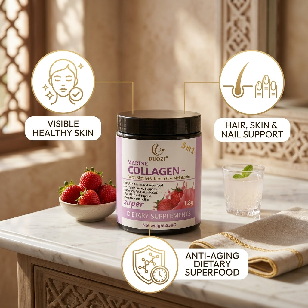 Super Marine Collagen Powder with Biotin, Vitamin C & Melatonin – image 2