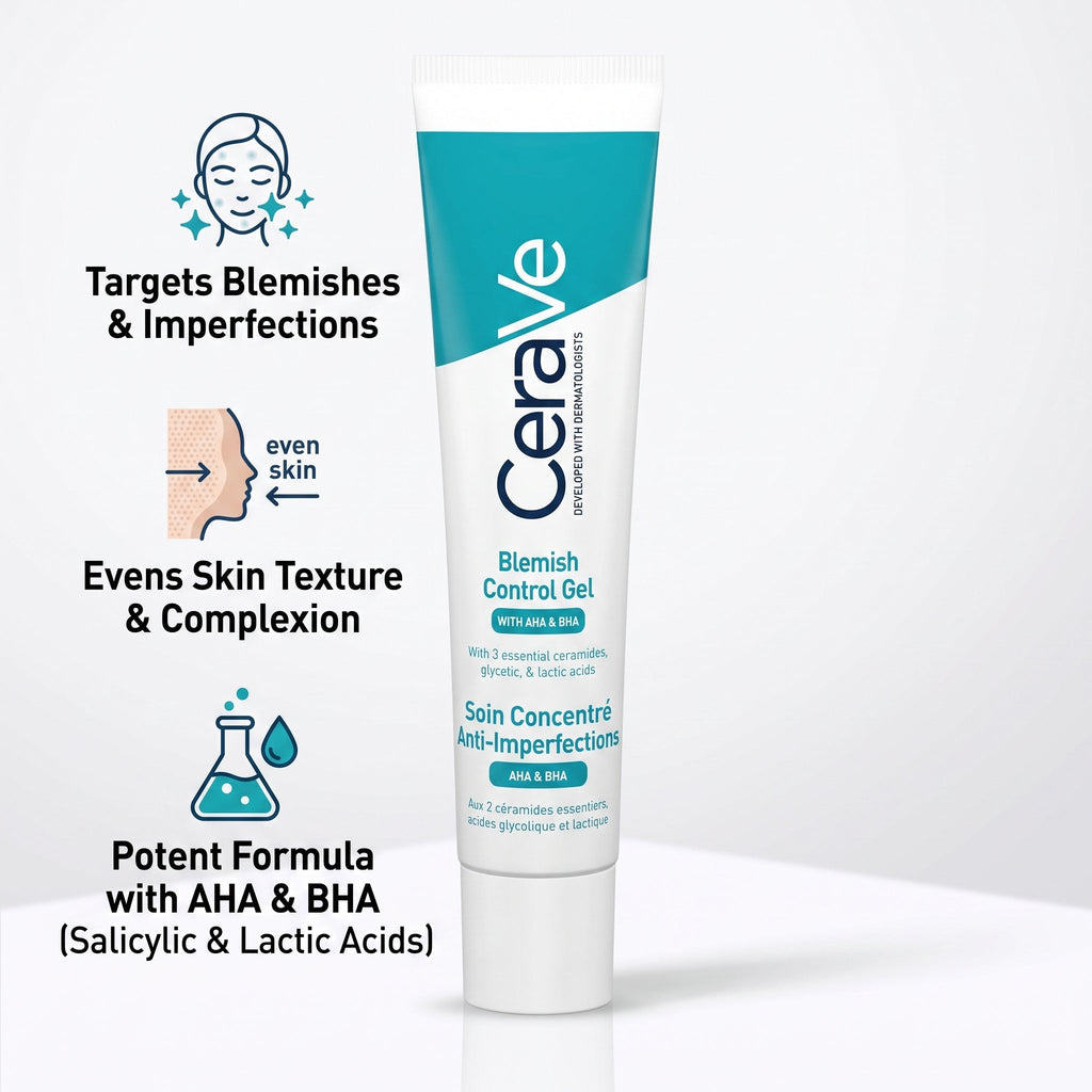 CeraVe Blemish Control Gel AHA BHA texture