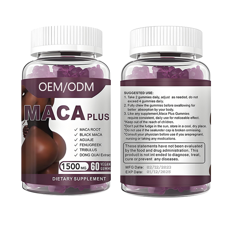 Maca Plus Vegan Gummies 1500mg 60 Count
