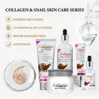 Women Beauty Skin Care Sets & Kits Facial Cream Collagen Snail Whitening Skin Care Set For Black Skin – image 7