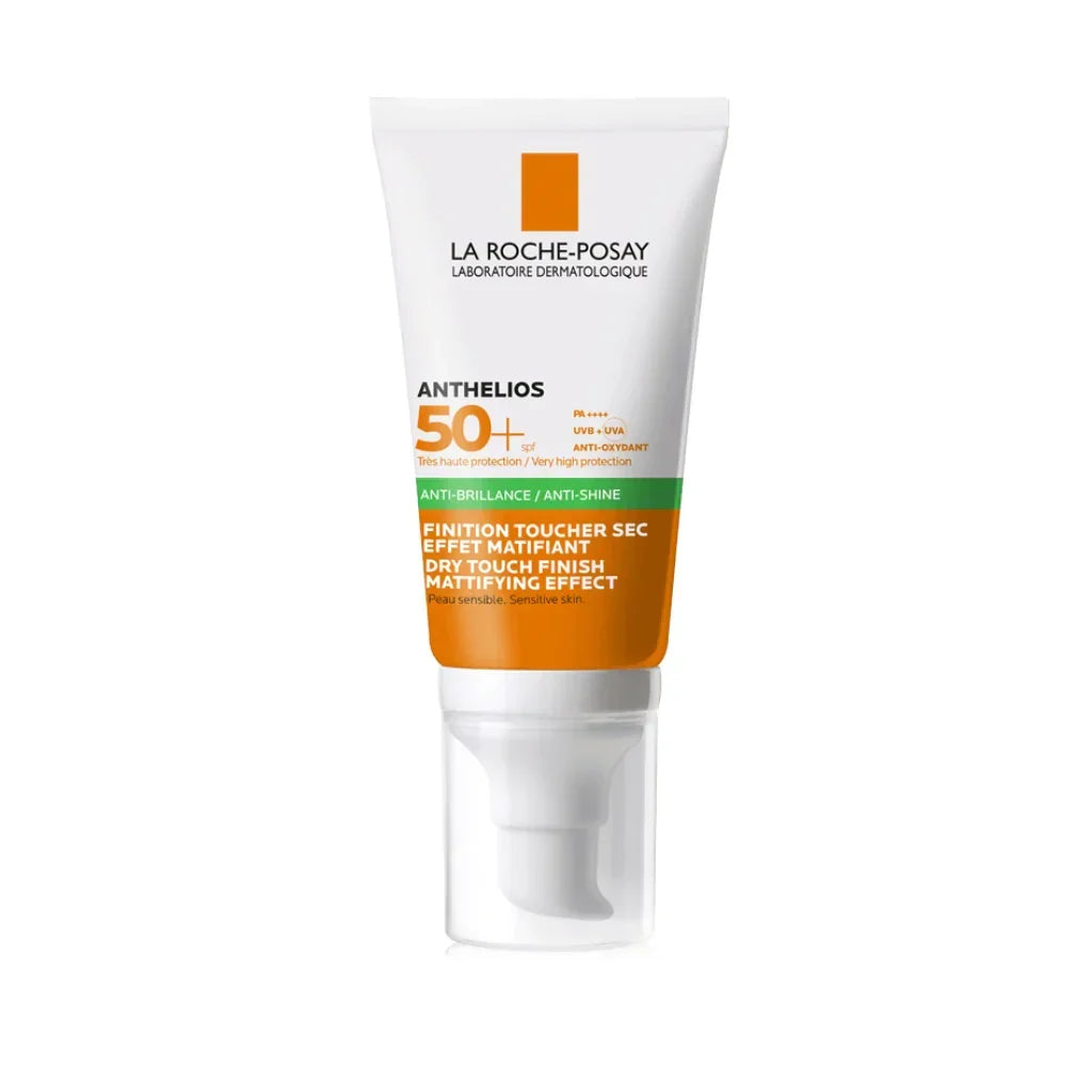 La Roche-Posay Anthelios Anti-Shine Cream Gel SPF 50+ – Matte Sunscreen for Oily Skin