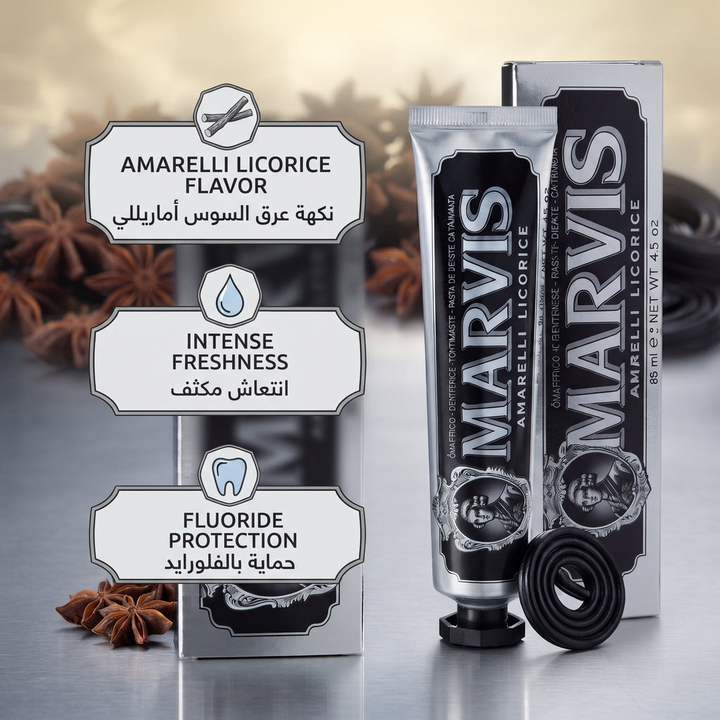 Marvis Amarelli Licorice Toothpaste – image 4