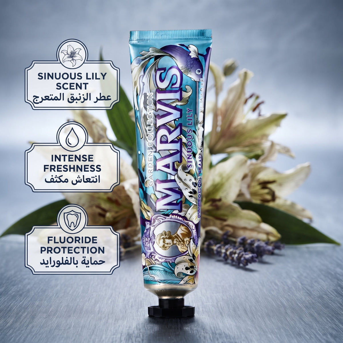 Marvis Sinuous Lily Toothpaste – image 2