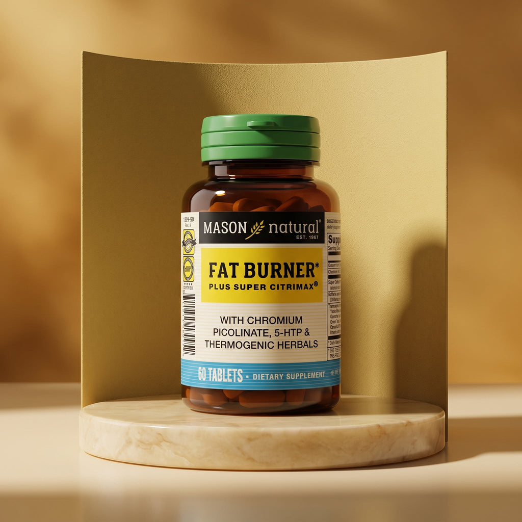 Mason Natural, Fat Burner Plus Super Citrimax, 60 Tablets – image 3