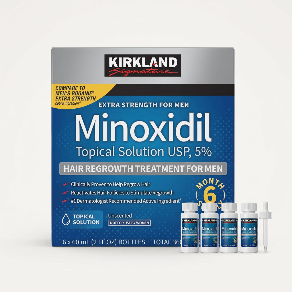 Minoxidil 5% Topical Solution (Extra Strength for Men)