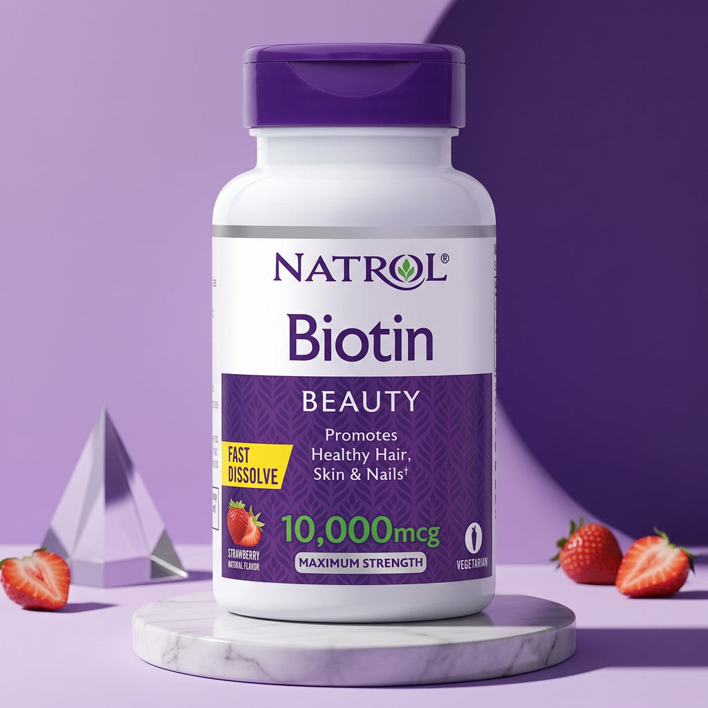 Natrol Biotin 10000mcg Fast Dissolve 60 Tablets – image 4