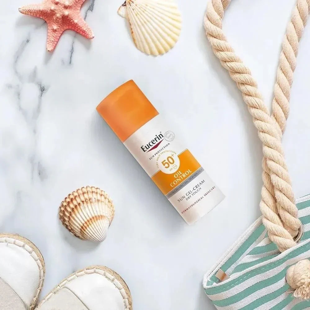 Eucerin Sun Gel-Cream Oil Control SPF 50+ dry touch texture