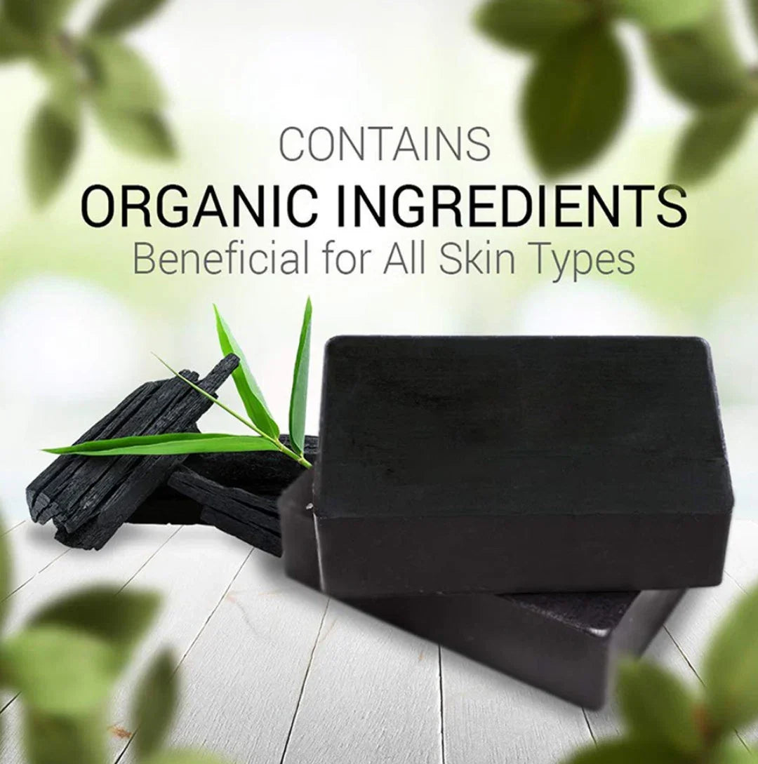 Organic Handmade African Black Soap for Dark Remover Skin Whitening Soap – image 7