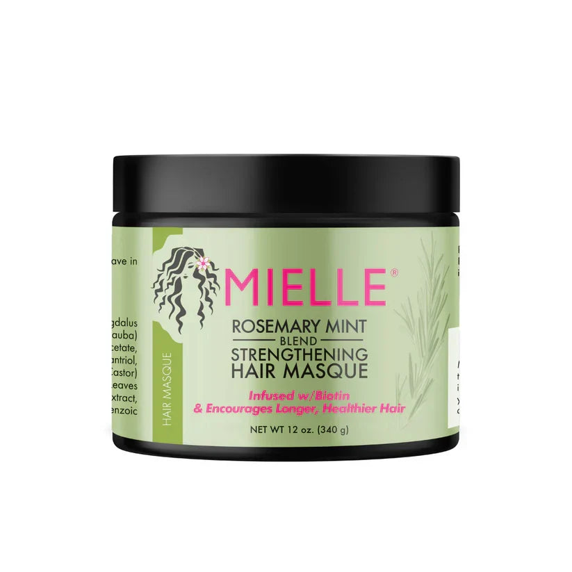 Mielle Rosemary Mint Strengthening Masque jar