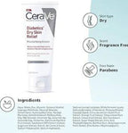 CeraVe Diabetics Dry Skin Relief Cream urea moisturiser texture