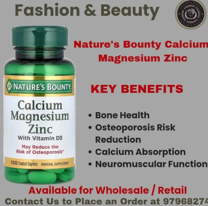 Nature's Bounty Calcium Magnesium Zinc with Vitamin D3 – image 7