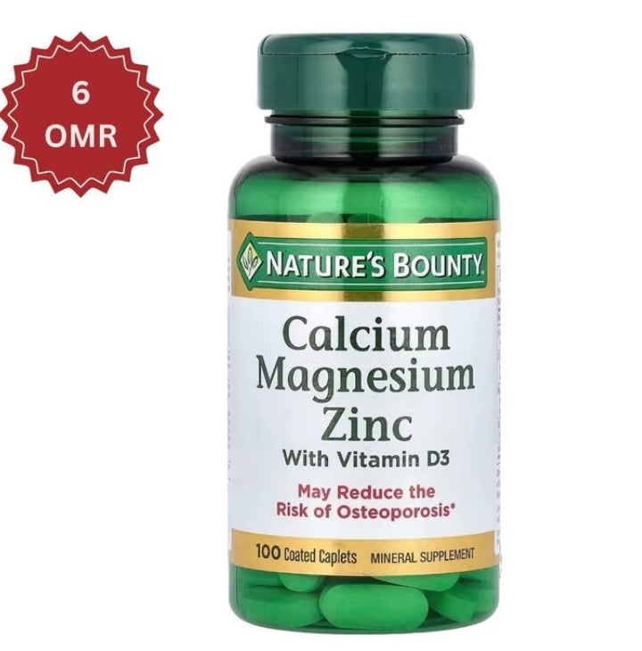Nature's Bounty Calcium Magnesium Zinc with Vitamin D3
