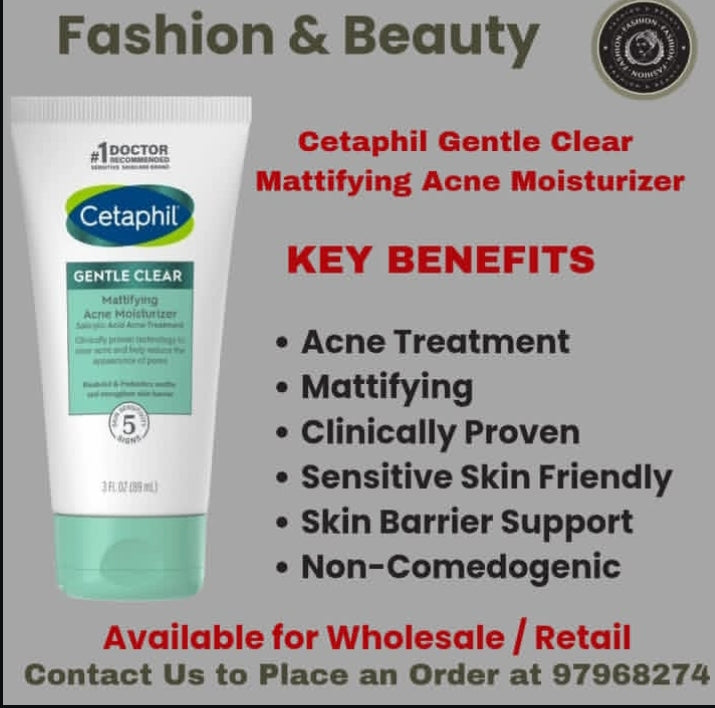 Cetaphil Gentle Clear Mattifying Acne Moisturiser texture