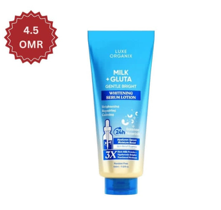 Luxe Organix Milk + Gluta Whitening Serum Lotion
