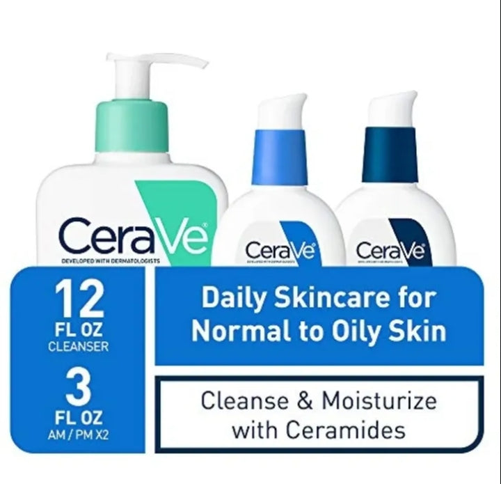 CeraVe Foaming Facial Cleanser 355ml from the Daily Skin Care Bundle