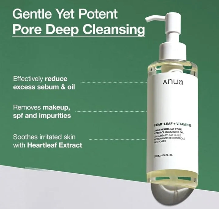 Anua Heartleaf Quercetinol Pore Deep Cleansing Foam 150ml from the cleansing set