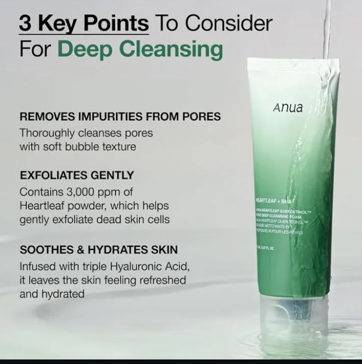 Anua Heartleaf 77% Soothing Toner from the cleansing set