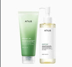 Anua Heartleaf Cleansing Oil, Foam and Toner Set packaging