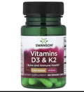 Swanson Vitamins D3 & K2