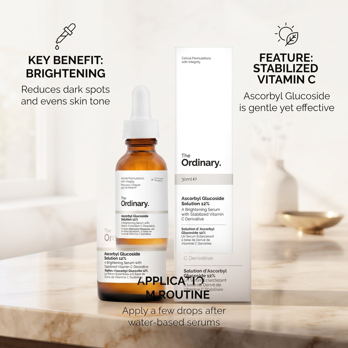 The Ordinary Ascorbyl Glucoside Solution 12% 30ml – image 2