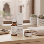 The Ordinary Caffeine 5% + EGCG dropper and texture