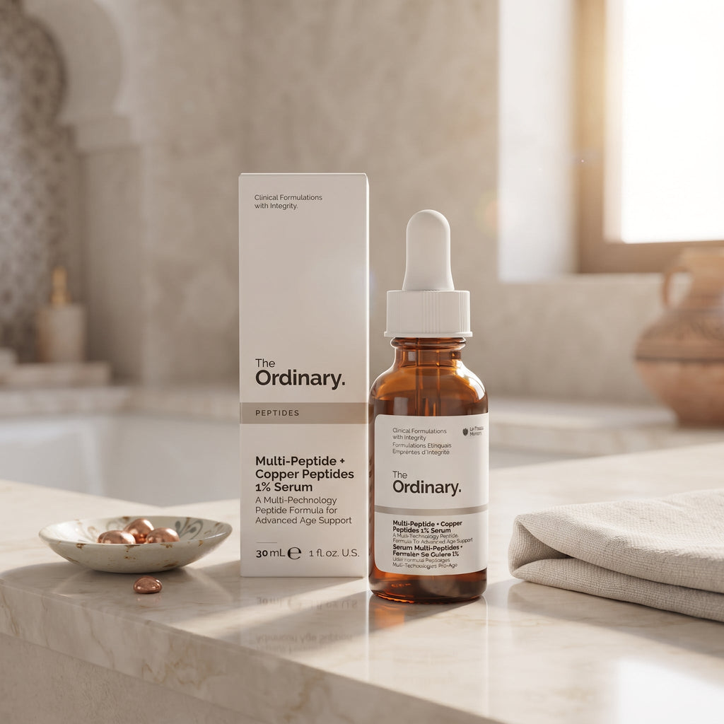 The Ordinary Copper Peptides 1% blue serum texture