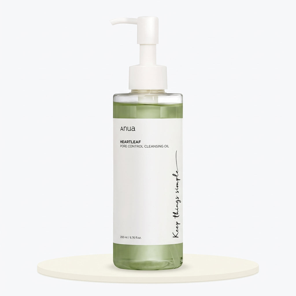 Anua Heartleaf Pore Control Cleansing Oil 200ml – Makeup & Blackhead Removing Oil Cleanser