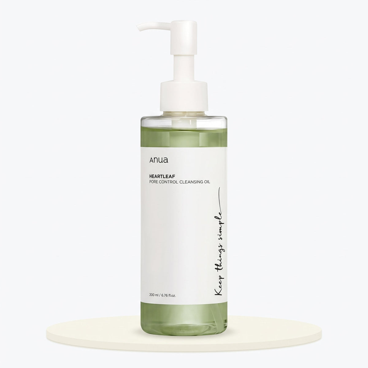 Anua Heartleaf Pore Control Cleansing Oil 200ml – Makeup & Blackhead Removing Oil Cleanser