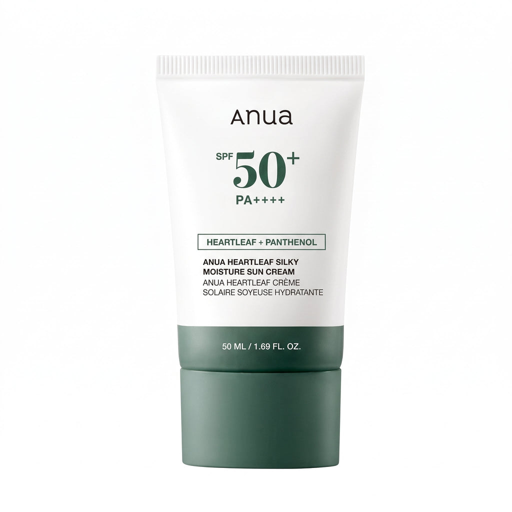 Anua Heartleaf Silky Moisture Sun Cream SPF 50+ – Hydrating Daily Sunscreen