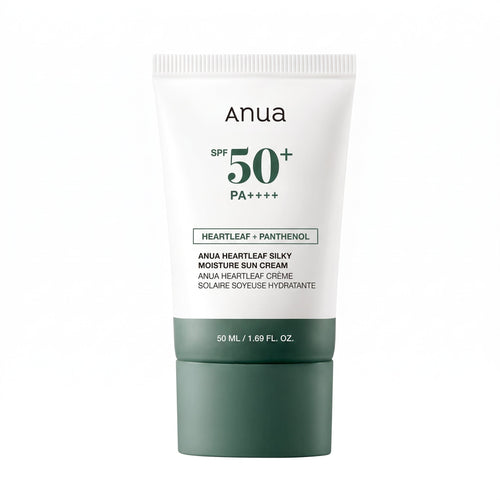 Anua Heartleaf Silky Moisture Sun Cream SPF 50+ – Hydrating Daily Sunscreen – image 2