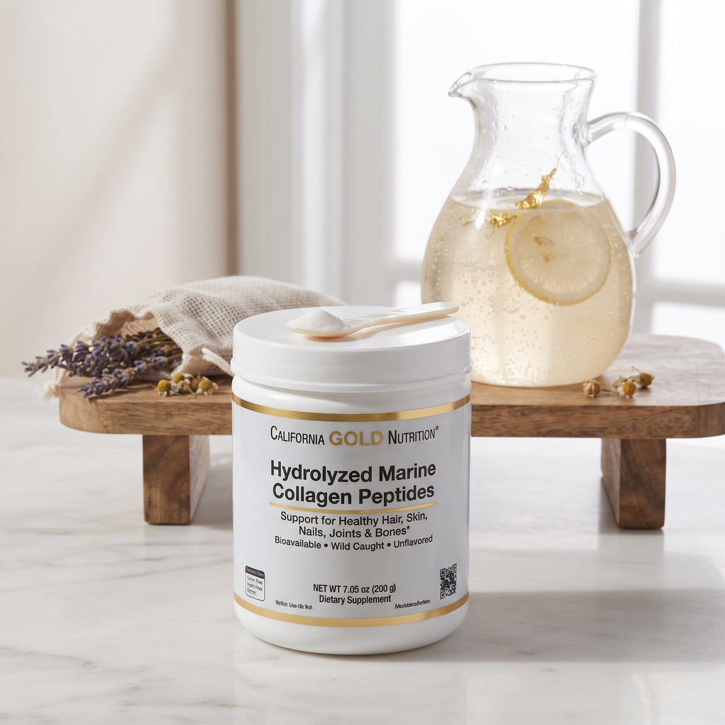 California Gold Marine Collagen Peptides – Unflavoured Collagen for Hair, Skin & Nails (500g)