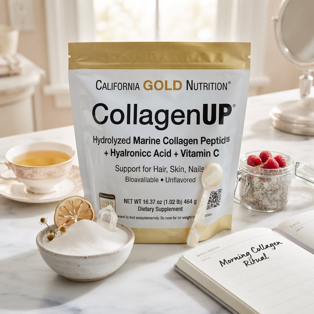 California Gold CollagenUP – Marine Collagen + Hyaluronic Acid & Vitamin C (464g)