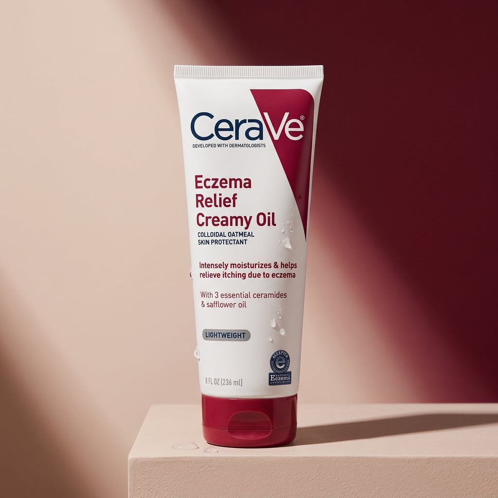 CeraVe Eczema Relief Creamy Oil 236ml – For Dry, Itchy Skin