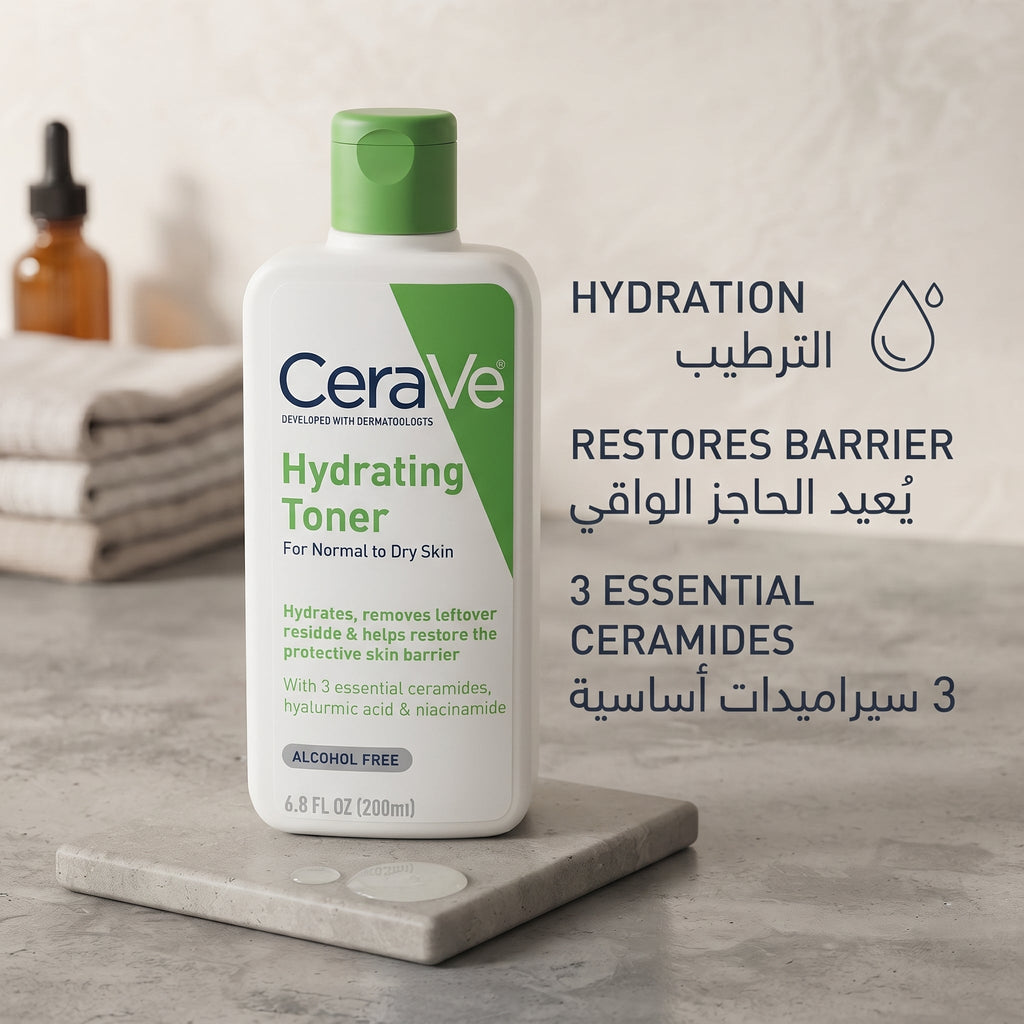 CeraVe Hydrating Toner – Alcohol-Free Toner for Normal to Dry Skin