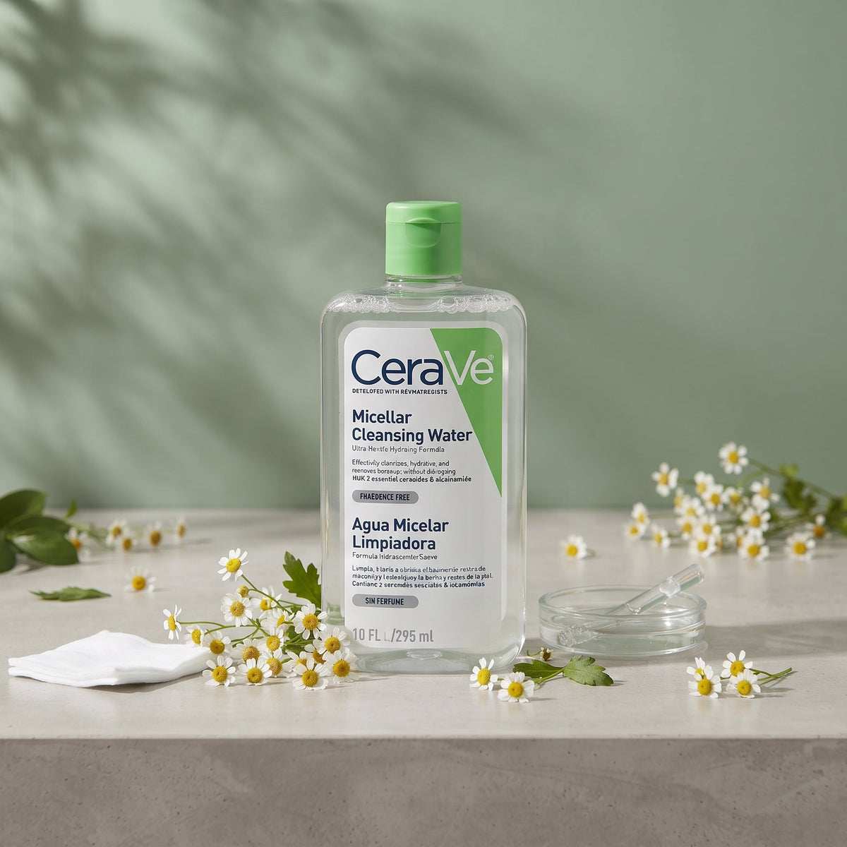 CeraVe Micellar Cleansing Water 295ml – Makeup Remover for Sensitive Skin