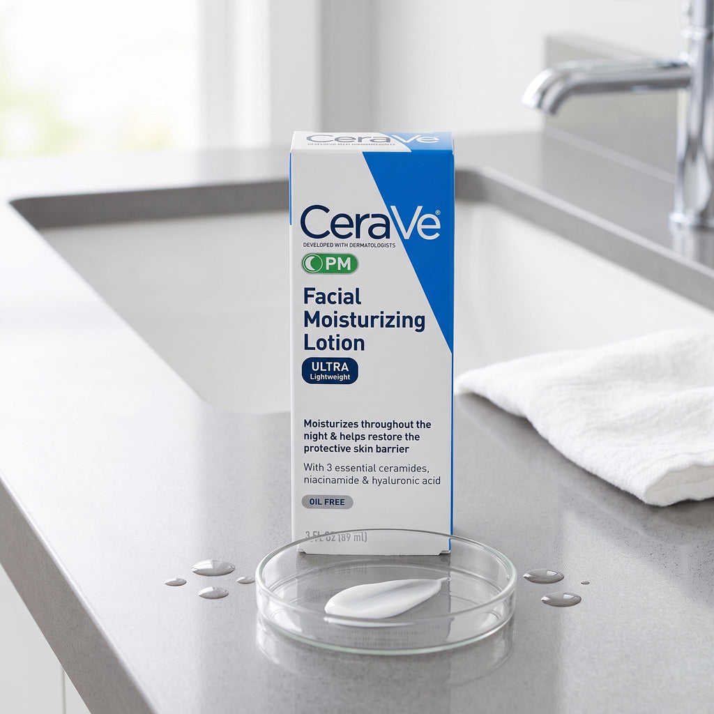 CeraVef facial Moisturising Lotion ultra lightweight